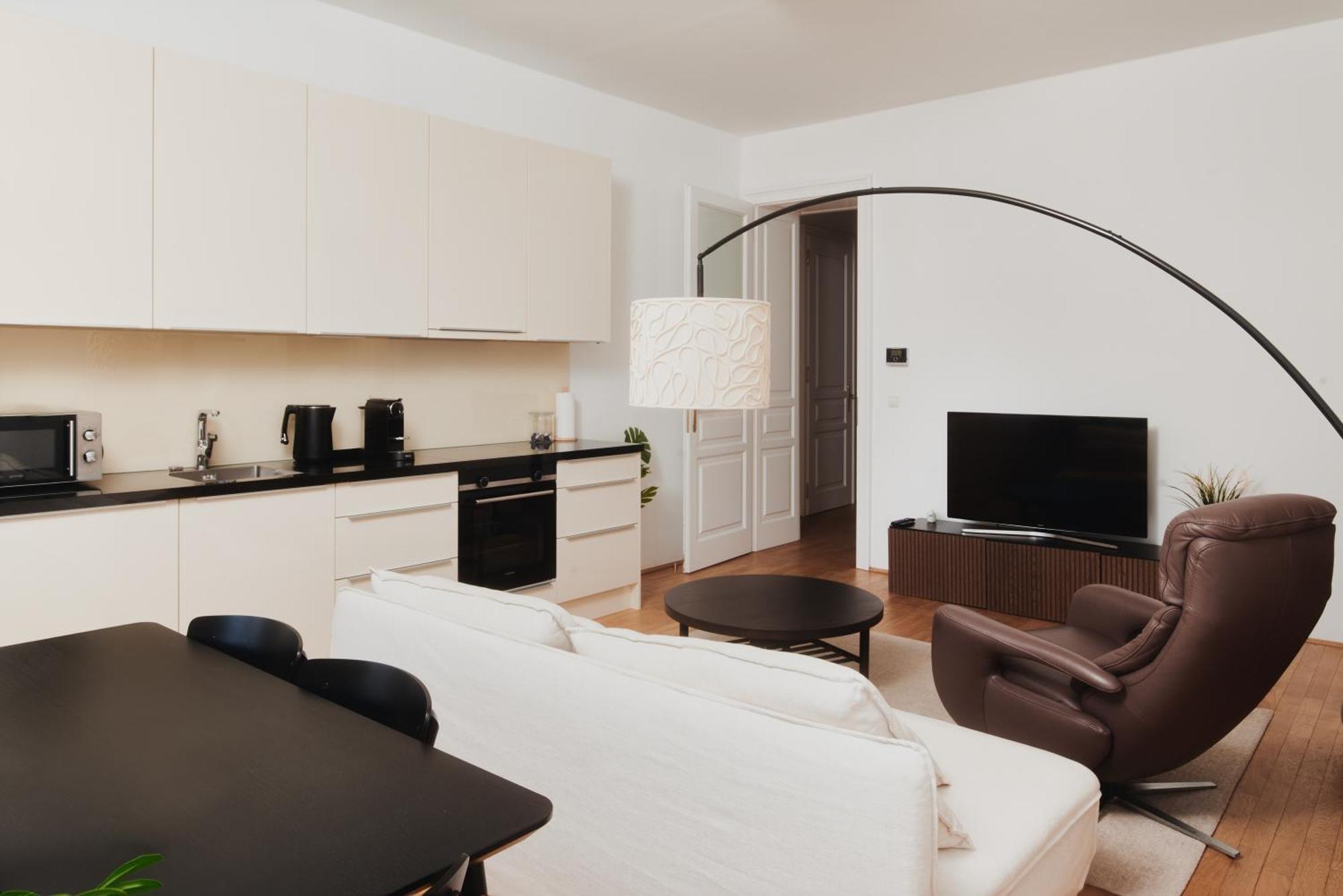 Stylish Designer Apartment At The Center Of Vienna Naschmarkt Dış mekan fotoğraf